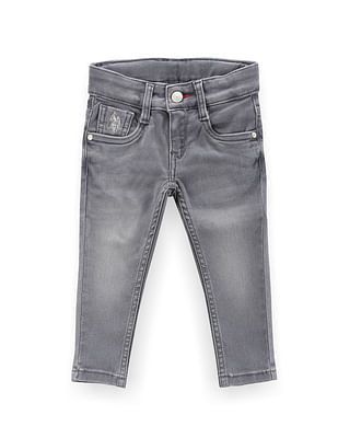 U S Polo Assn Kids Boys Mid Rise Slim Fit Jeans