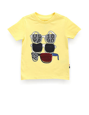 U S Polo Assn Kids Boys Flip Sequins T-Shirt