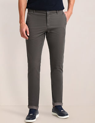 U S Polo Assn Mid Rise Regular Fit Trousers