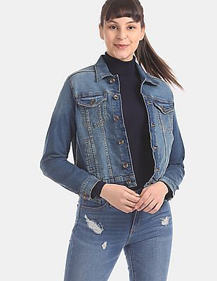 women's polo jean jacket