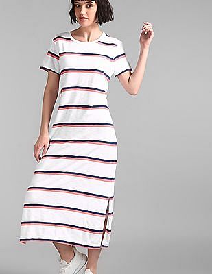 white t shirt dress women