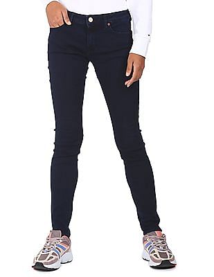 Tommy Hilfiger Women Dark Blue Skinny Fit Low Rise Jeans