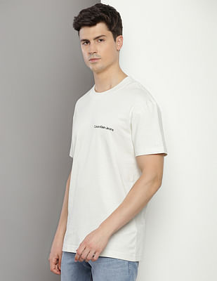 【  JEANS】Regular Fit Institutional ロゴ 半袖 T Buy Calvin Klein Jeans Solid Institutional Logo T-Shirt