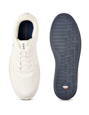 Buy Polo Men Rein Off White Retro Court Sneakers