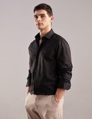 Tomiページ Buy Tommy Hilfiger Striped Slim-Fit Cotton Shirt - NNNOW.com