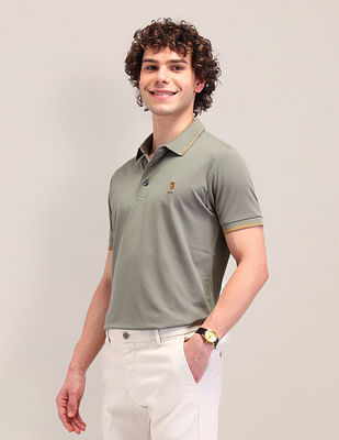 U S Polo Assn Solid Slim Fit Polo Shirt