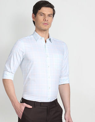 Arrow Plaid Dobby Formal Shirt