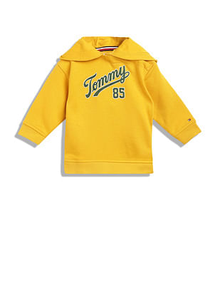 Tommy Hilfiger Kids Boys Brand Print Hooded Sweatshirt