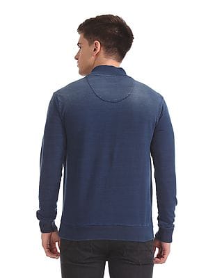 Buy Arrow Sports Stone Wash Half Zip Sweatshirt - NNNOW.com
