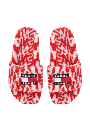 Tommy Hilfiger Women Textured Slides