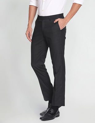 Arrow Micro Check Formal Trousers