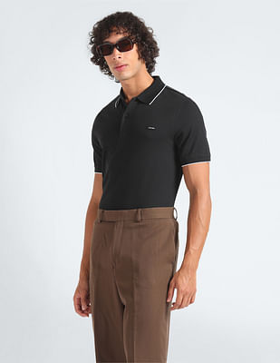 Calvin Klein Slim Fit Tipped Polo Shirt