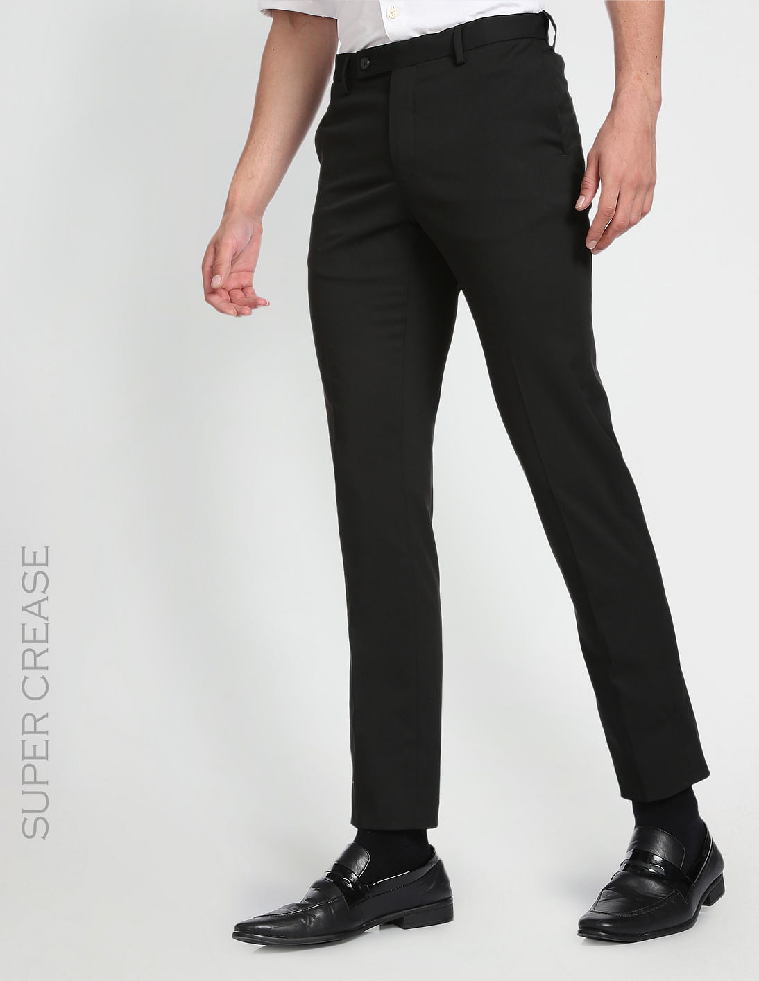 Mid Blue Brescia Suit Trousers in Pure S110s Wool  SUITSUPPLY US