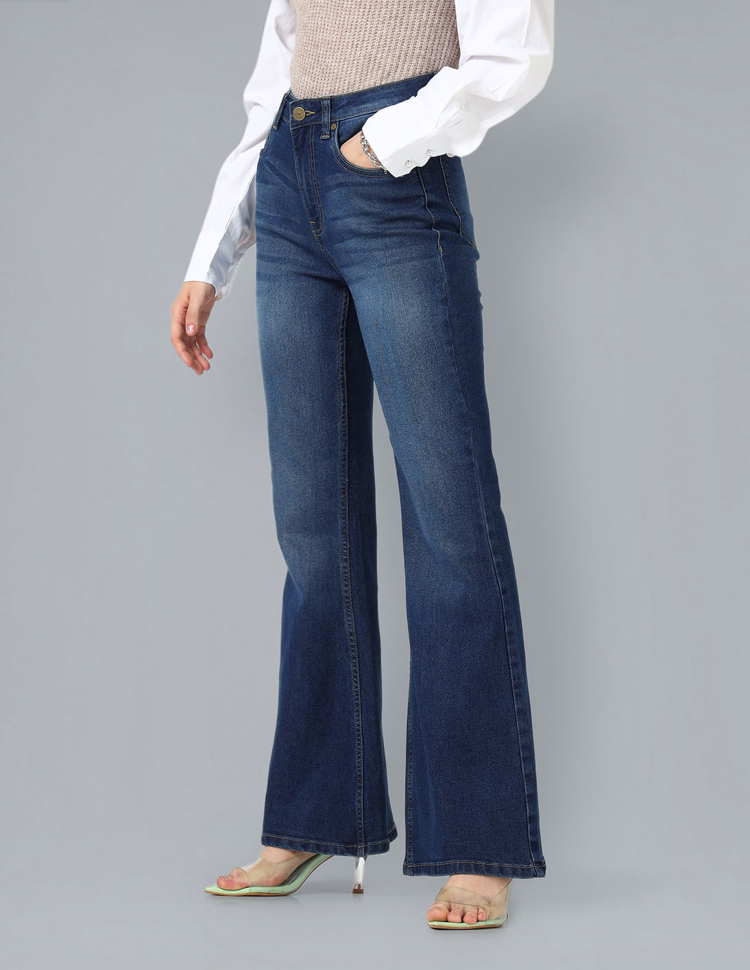 Wide Leg Jeans Z1975 High Rise Slim Buy Flying Machine Women Ultra