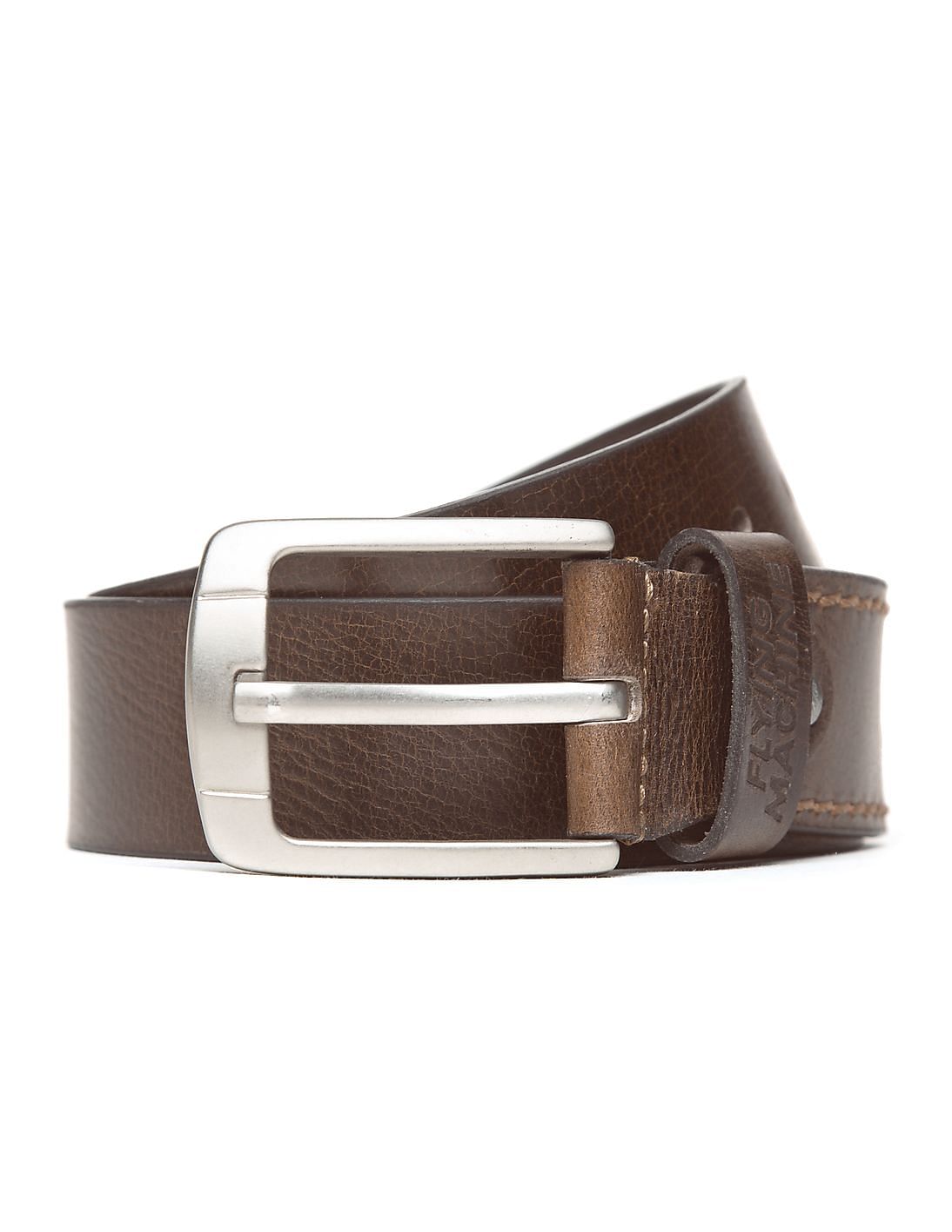 Buy Flying Machine Distressed Leather Belt - NNNOW.com