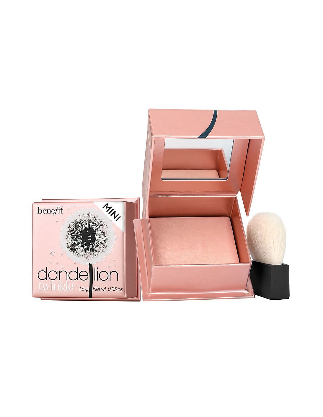 Benefit Cosmetics Dandelion Twinkle Nude-Pink Highlighter Powder Mini