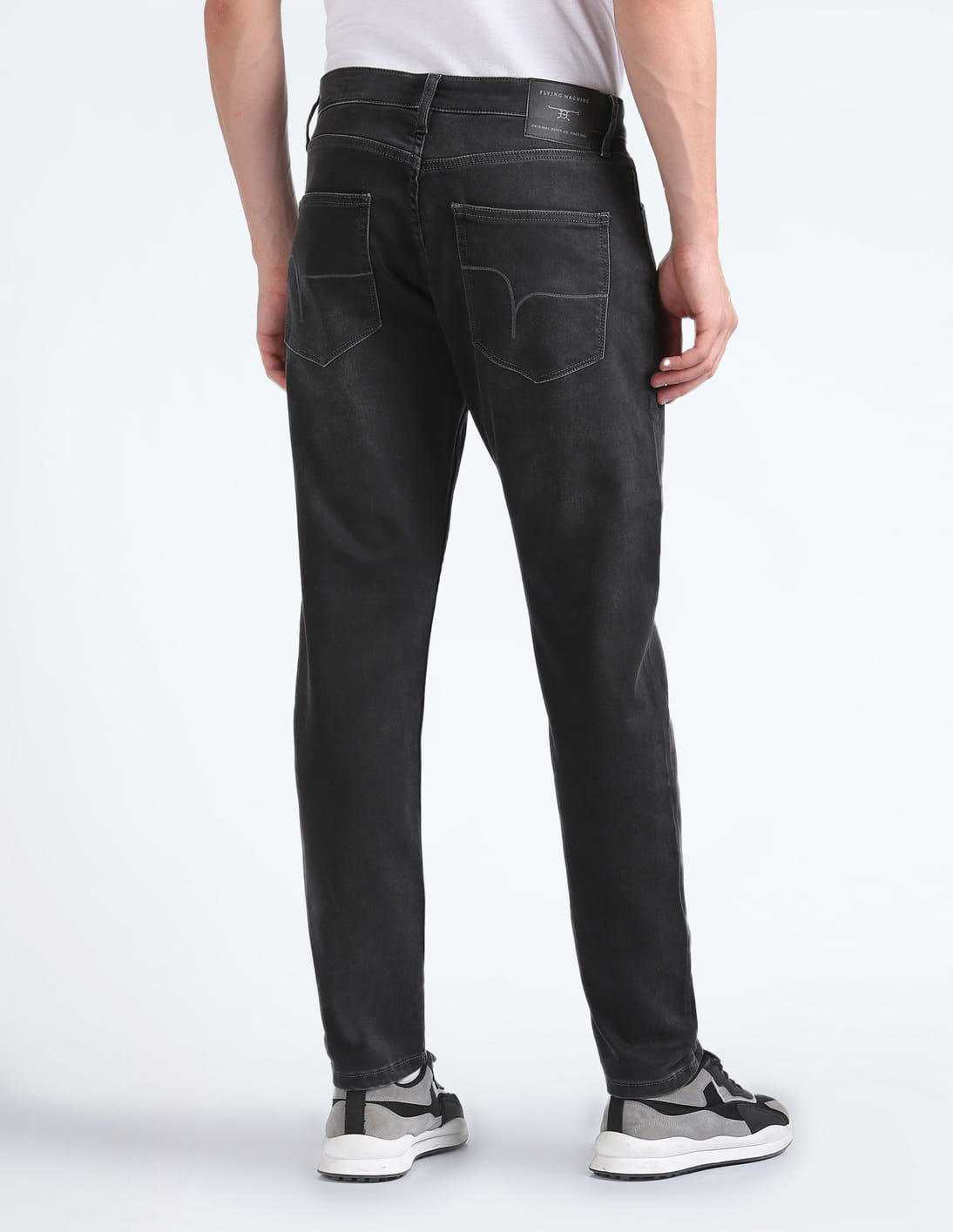 Buy Flying Machine Slim Tapered Fit Stone Wash Jeans