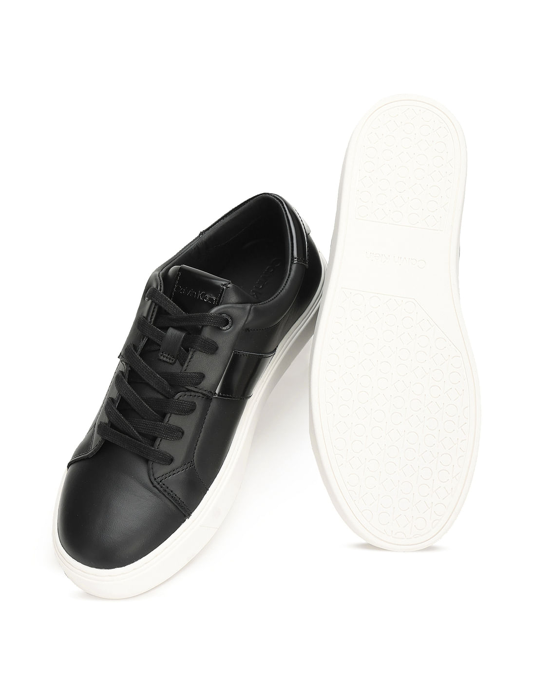 スニーカー BLACK LEATHER SNEAKERS Amazon.com | Vince Mens Larsen Lace Up Fashion Casual