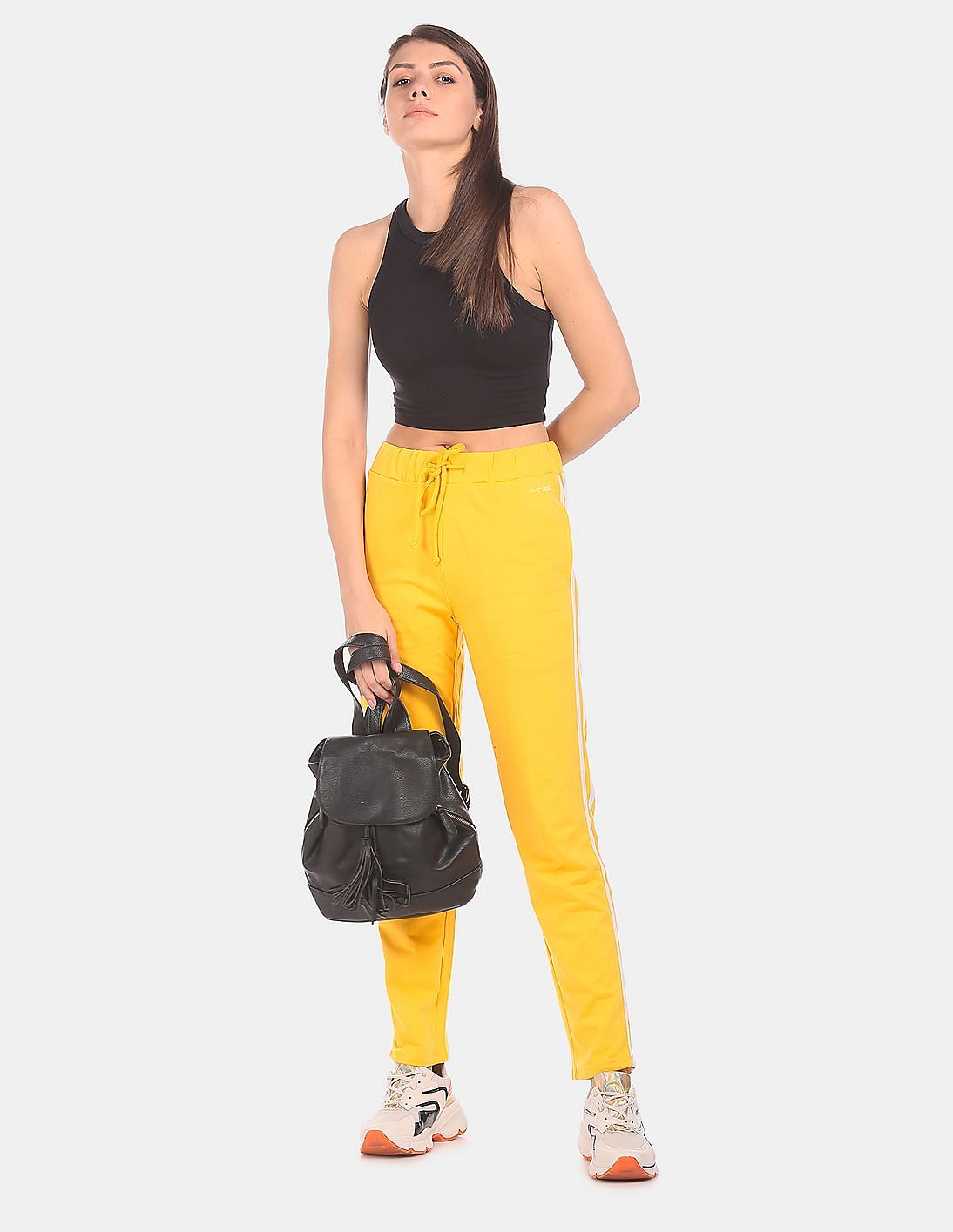 Buy Flying Machine Women Elasticized Drawstring Waist Track