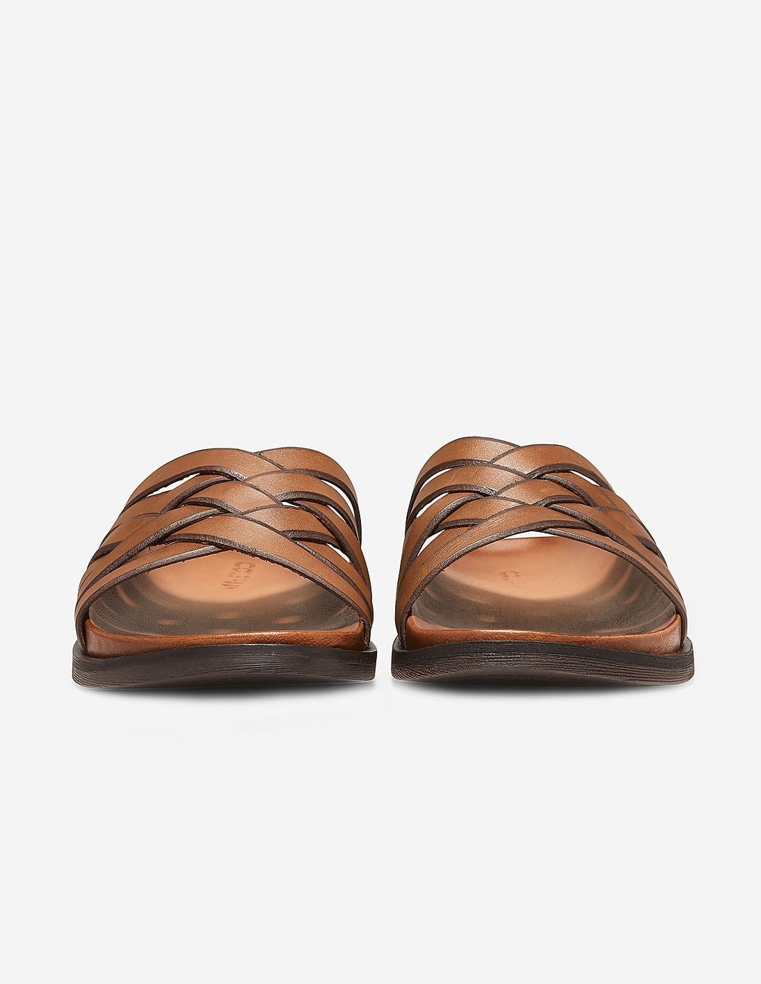 Buy Cole Haan Men Brown Feathercraft Slide Sandal - NNNOW.com display picture 3