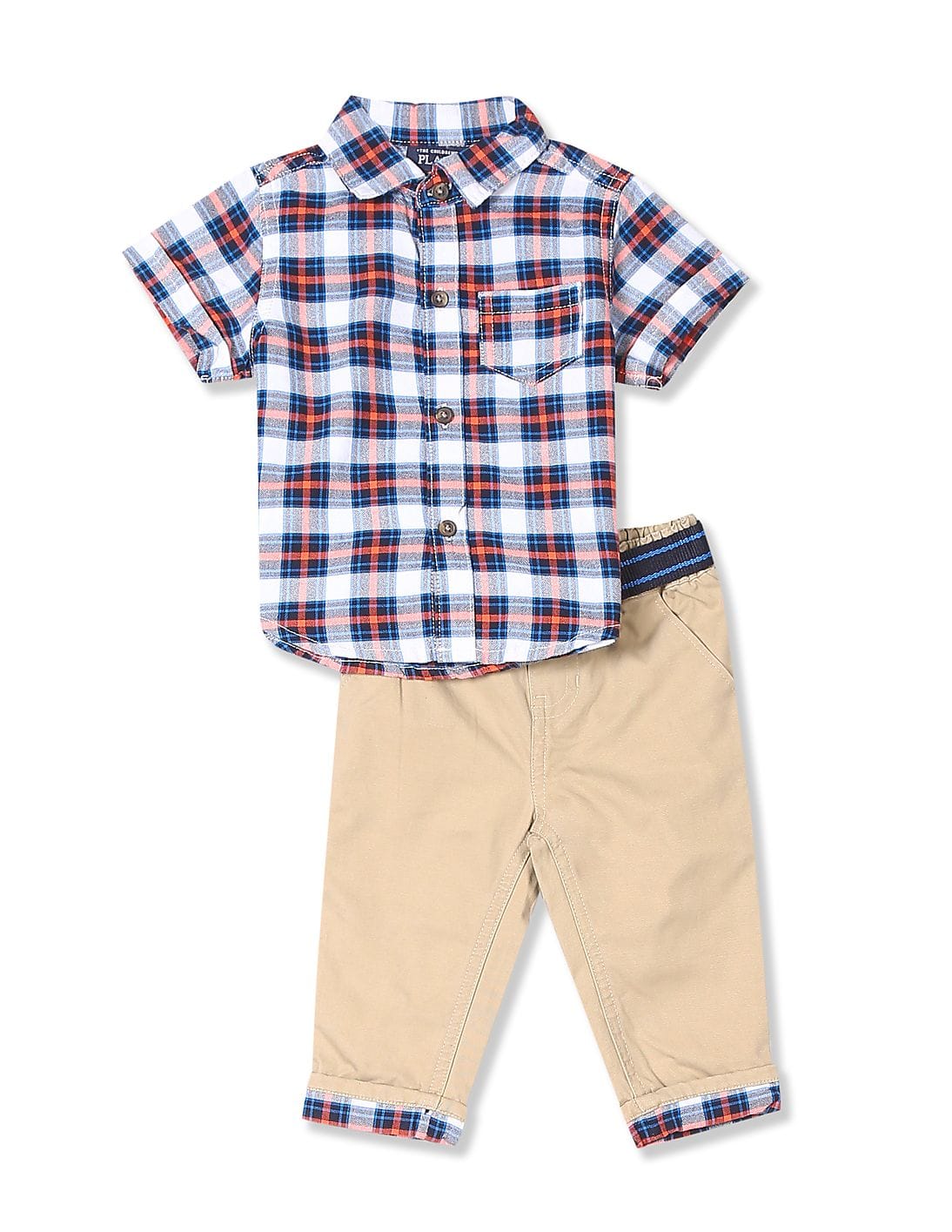 Buy The Children's Place Baby Baby Boy Assorted Short Sleeve Plaid