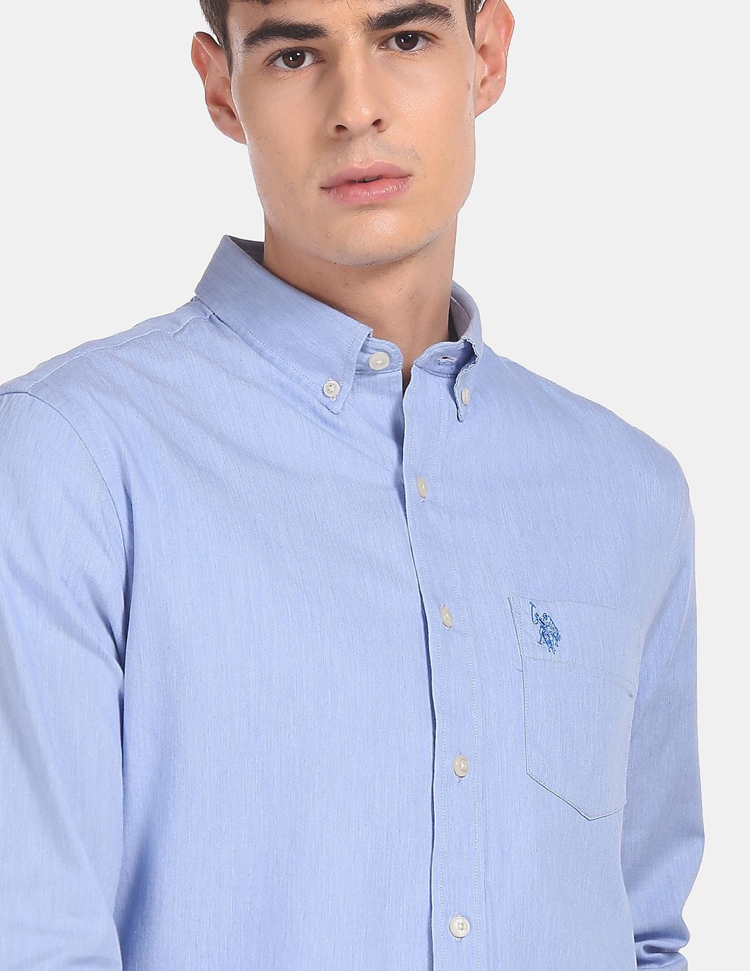 us polo assn blue shirt