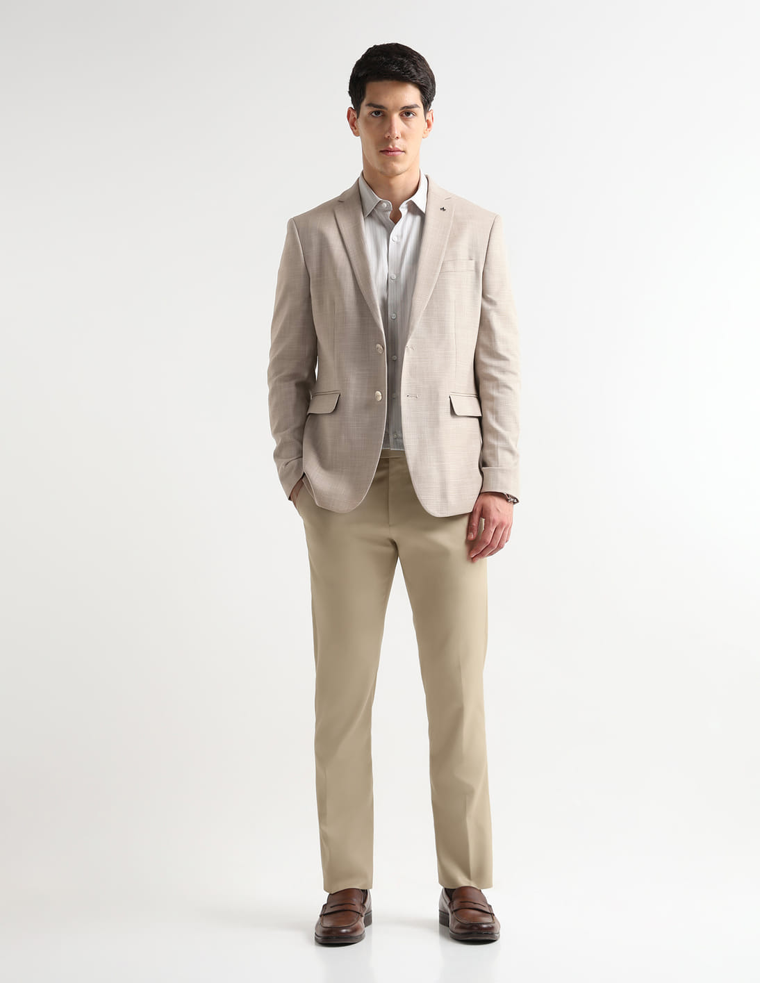 Buy Arrow Tailored Fit Dobby Blazer - NNNOW.com