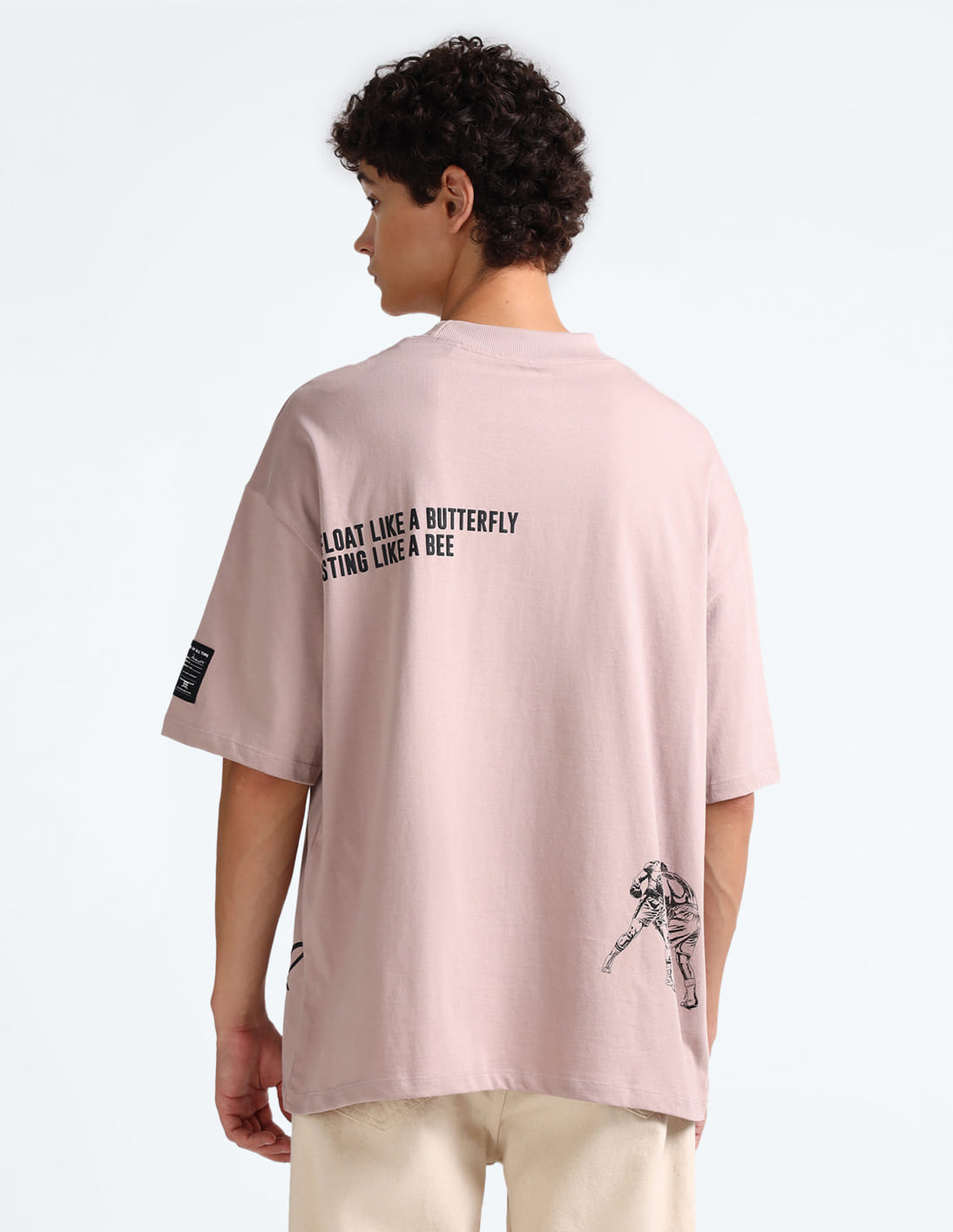 Buy Flying Machine FM X Muhammad Ali Oversized T-Shirt - NNNOW.com
