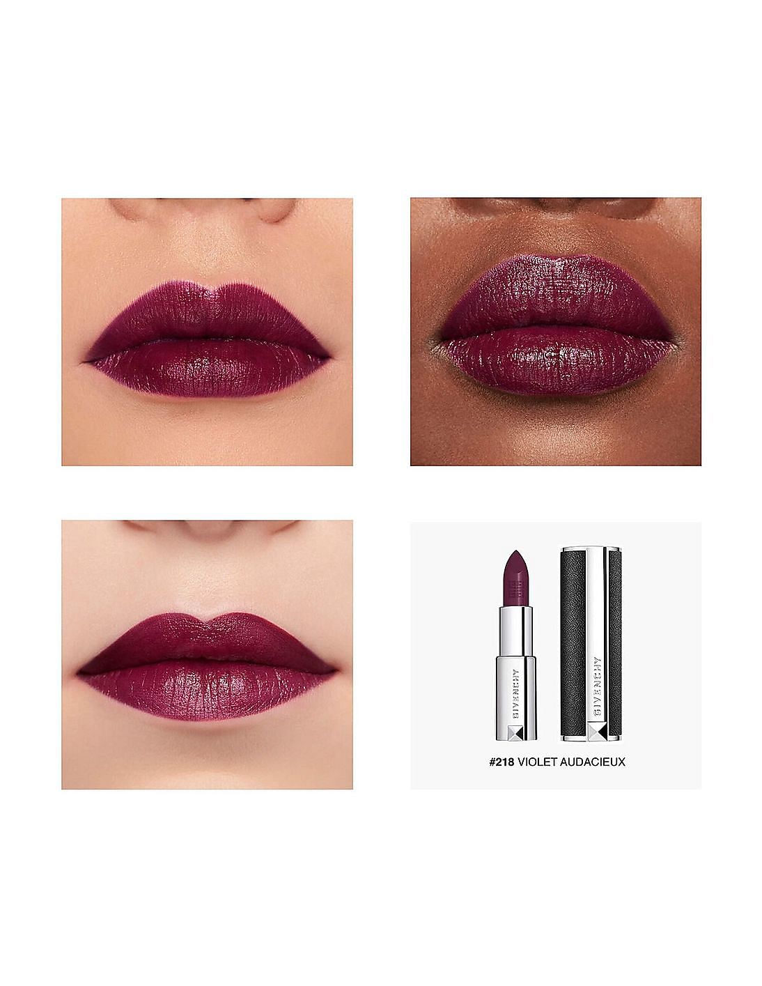 givenchy shadow purple lipstick