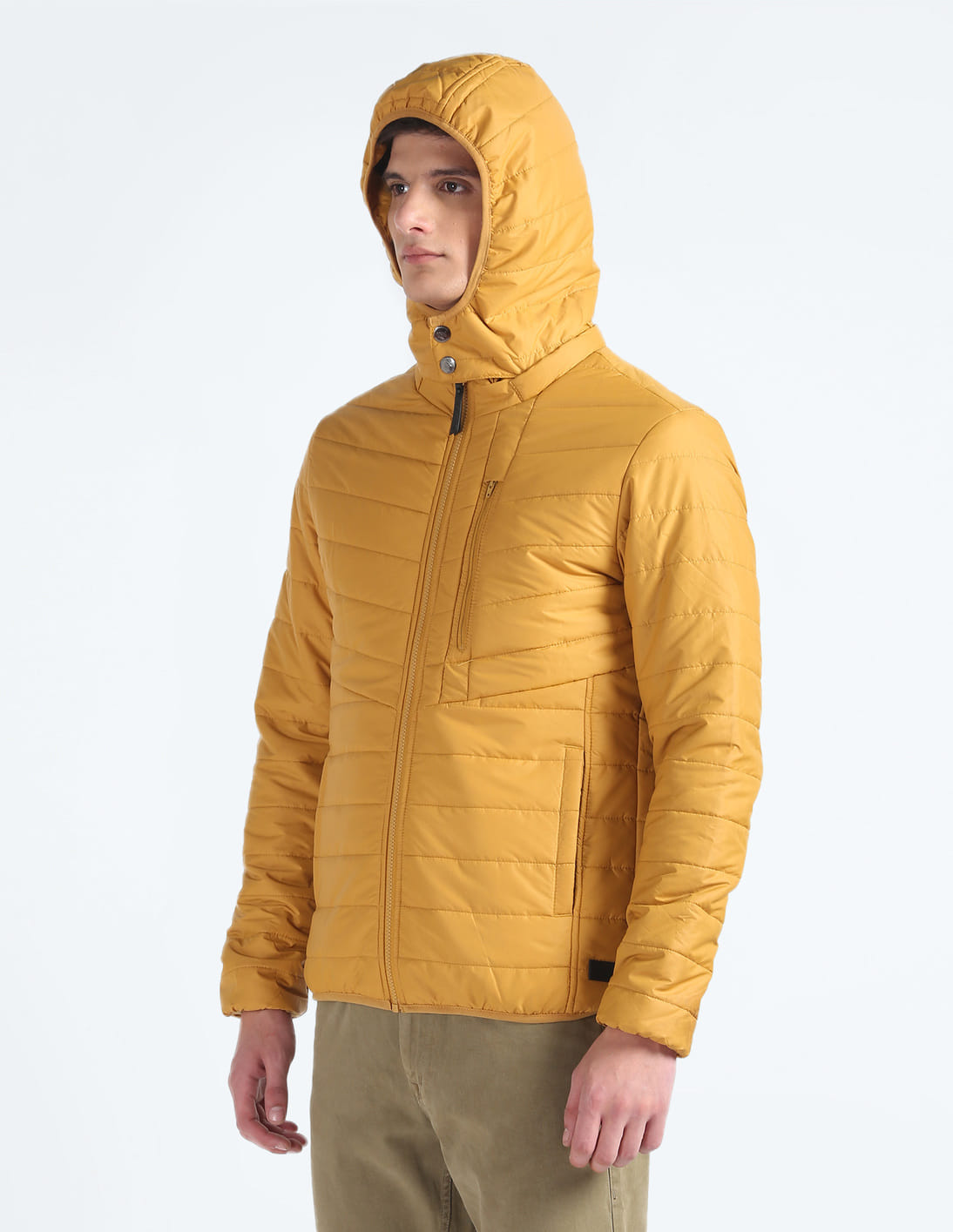 Buy Flying Machine Detachable Hood Quilted Jacket - NNNOW.com