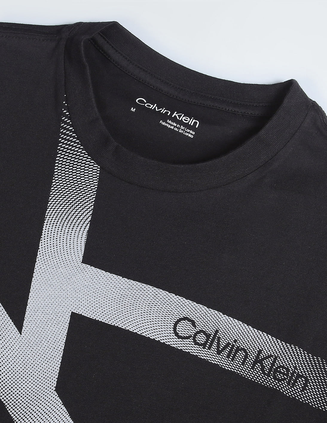 Calvin Klein logo t-shirt in black