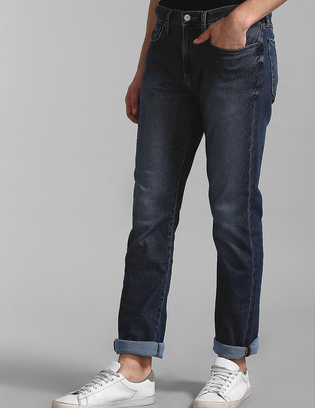 Buy GAP Men Blue Slim Fit Mid Rise Jeans - NNNOW.com