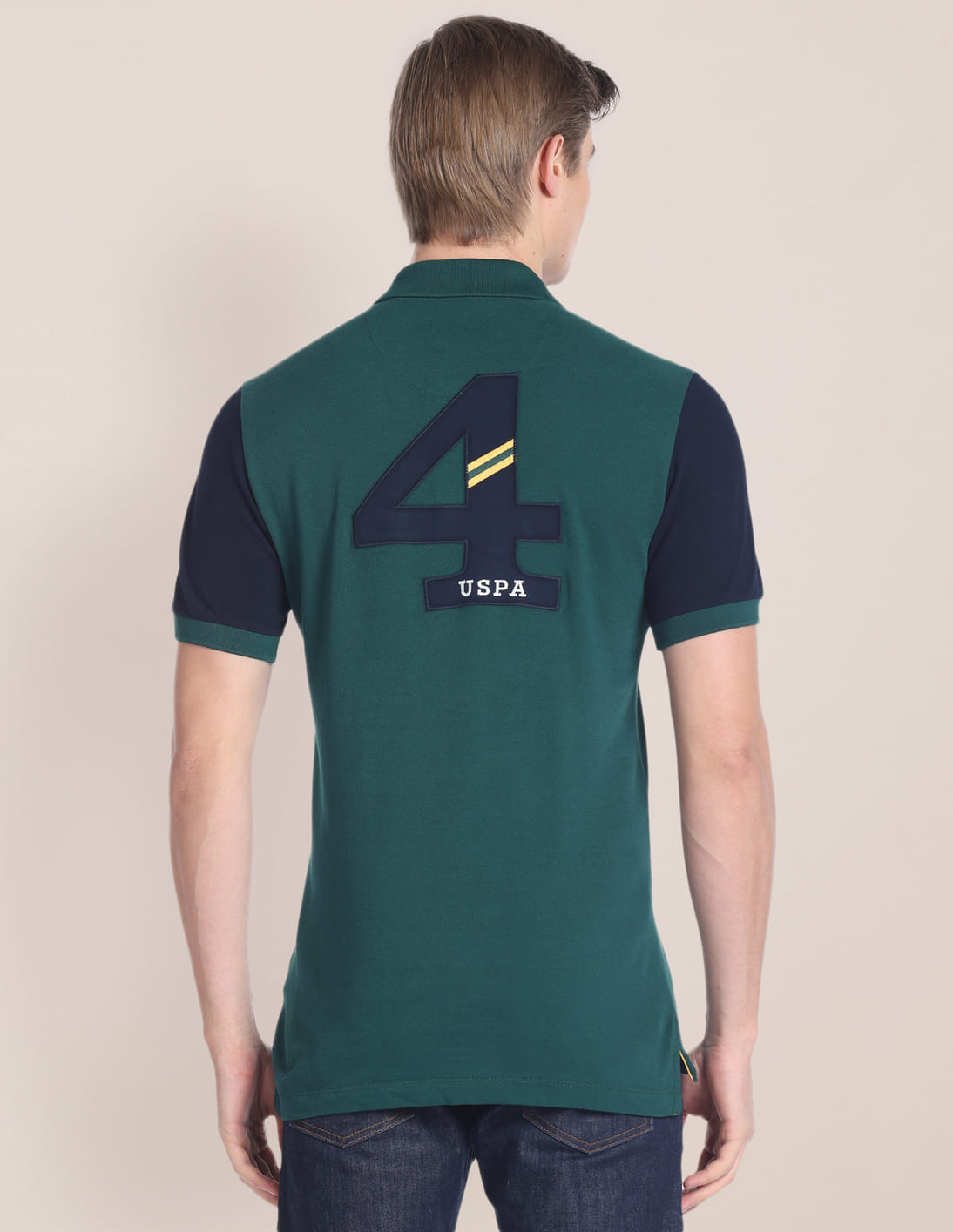 トップス supreme green navy border polo shirt 5.jpg