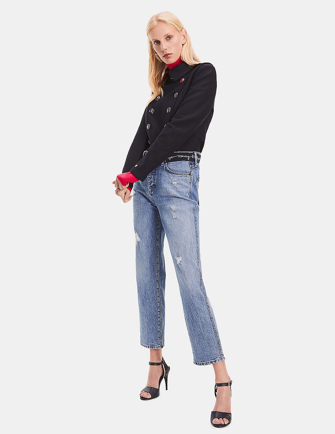 tommy hilfiger jeans high rise