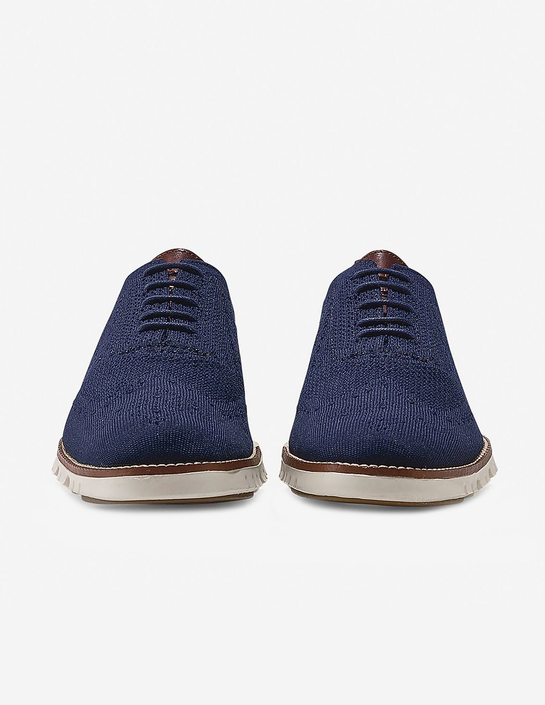 Buy Cole Haan Blue ZERØGRAND Stitchlite Knit Oxford Sneakers  display picture 2