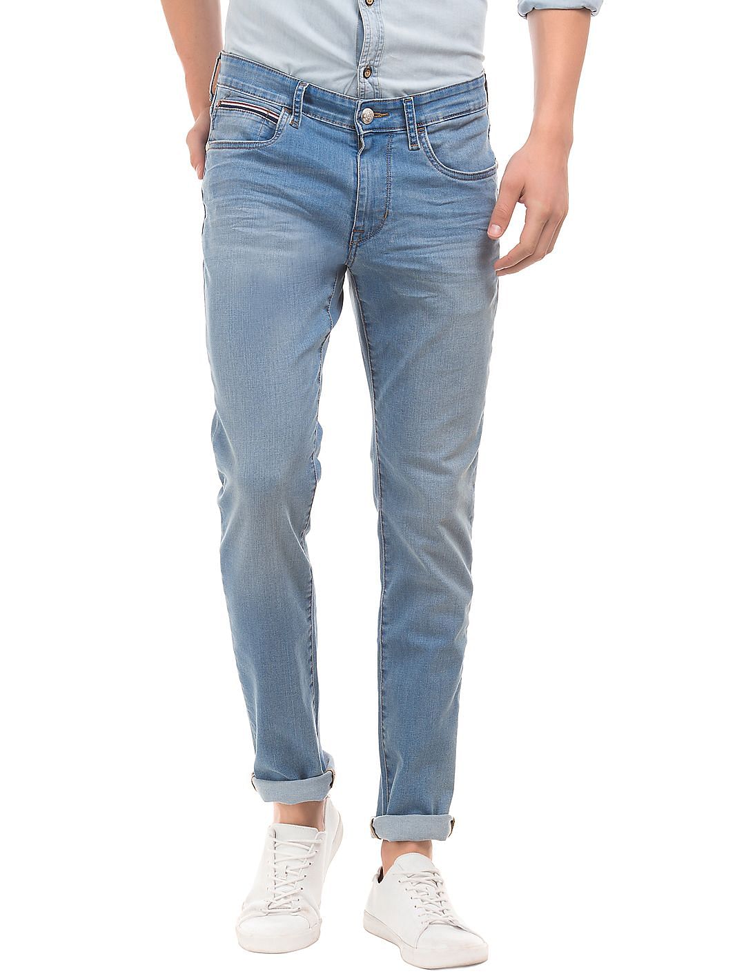 Buy U.S. Polo Assn. Denim Co. Men Washed Slim Tapered Jeans - NNNOW.com