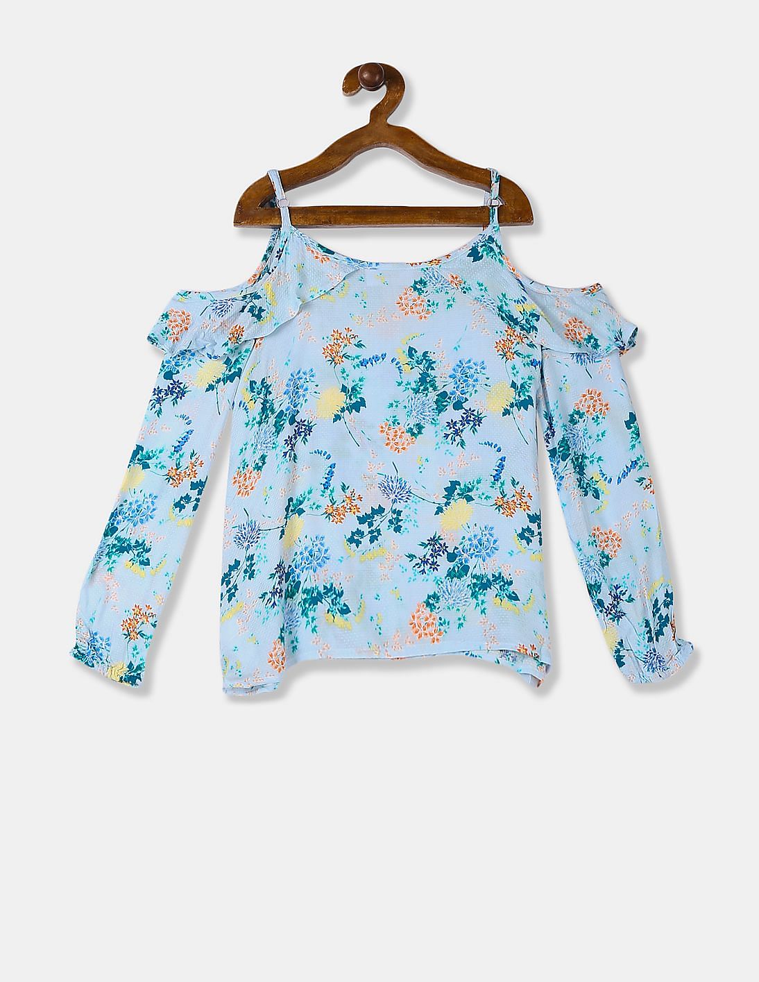 The Childrens Place Girls Dobby Top 