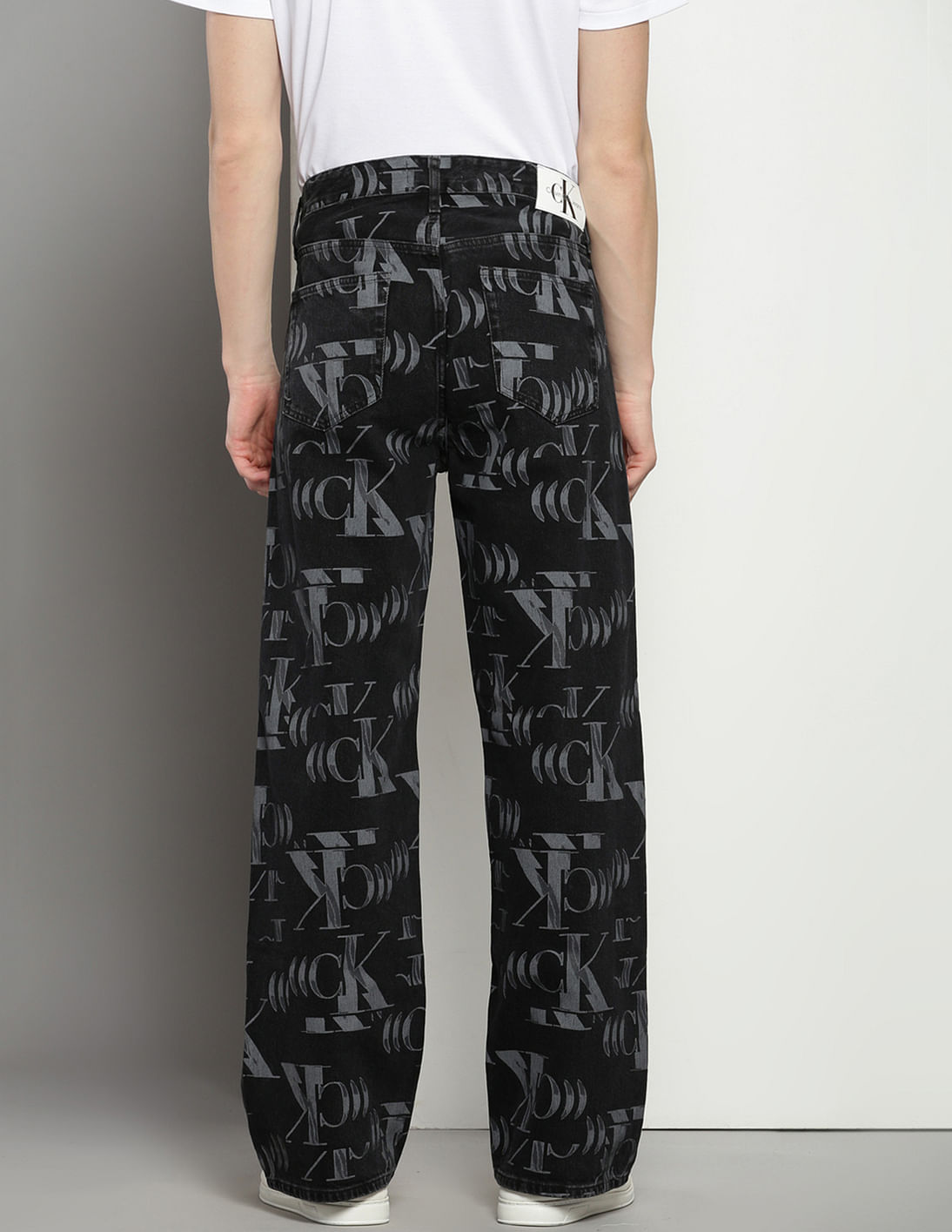 Calvin klein shops print jeans