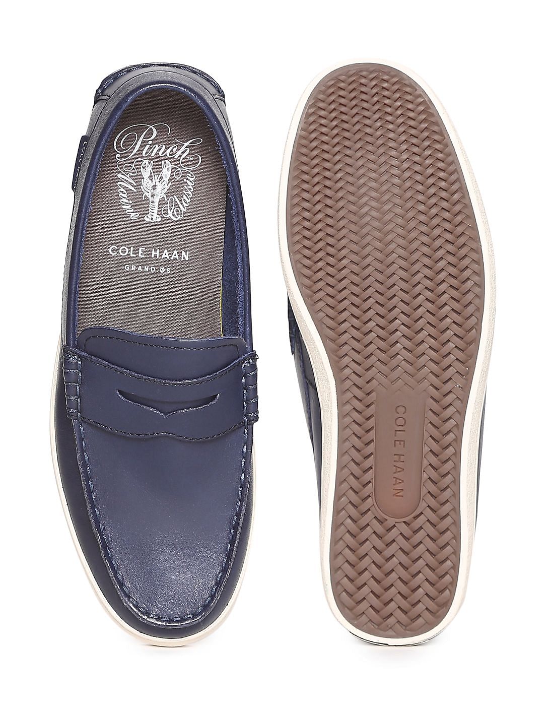 Buy Cole Haan Blue Pinch Weekender Loafers - NNNOW.com
