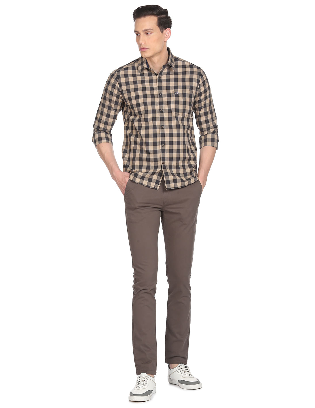 トップス CLANE CHECK POCKET OVER SHIRT Shop Stylish Overshirts For