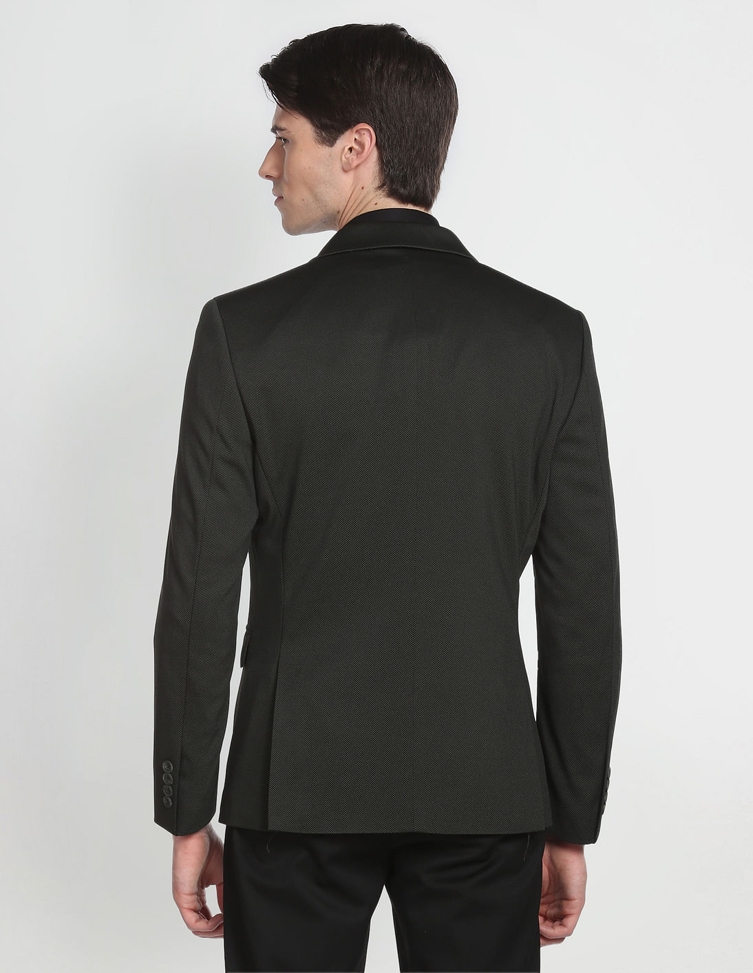 Buy Arrow Zero Calorie Slim Fit Dobby Blazer - NNNOW.com Buy Arrow Zero Calorie Slim Fit Dobby Blazer - NNNOW.com