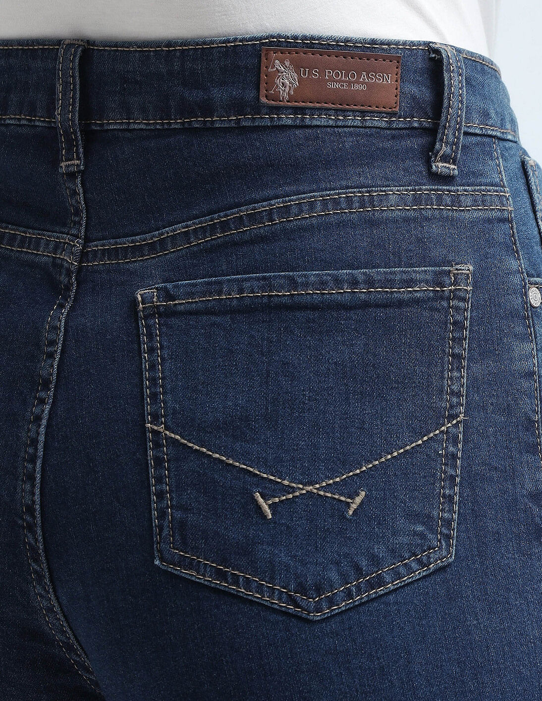 Buy U.S. Polo Assn. Women High Rise Wide Leg Jeans - NNNOW.com