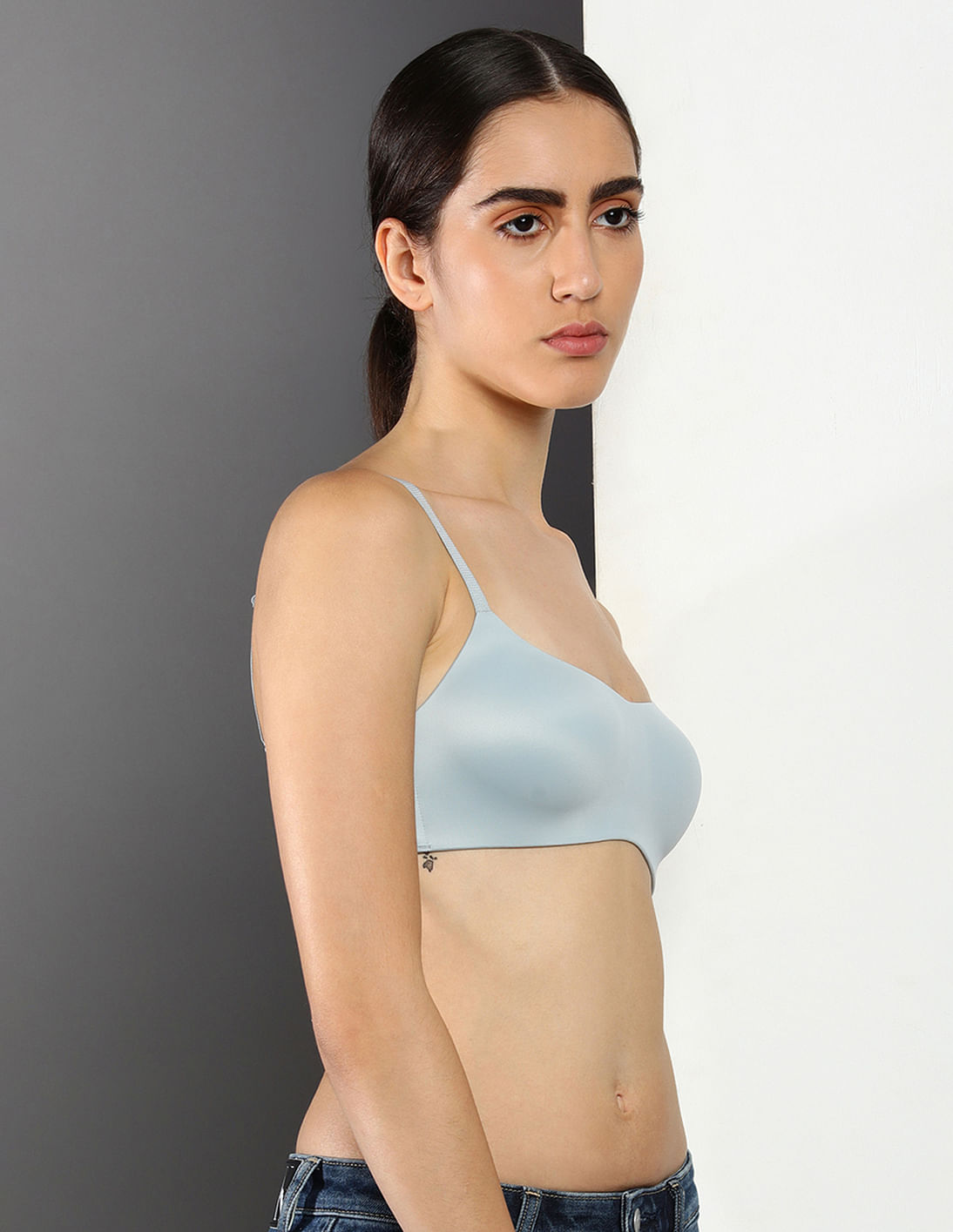 Buy Calvin Klein Underwear Lightly Lined Solid Demi Bra - NNNOW.com