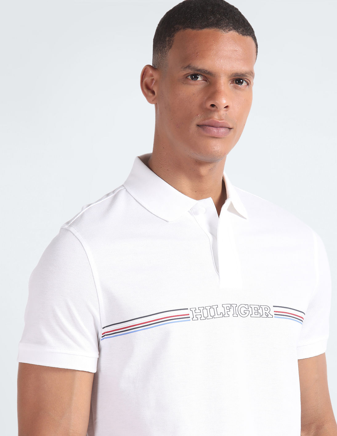 Buy Tommy Hilfiger Brand Stripe Sustainable Polo Shirt - NNNOW.com