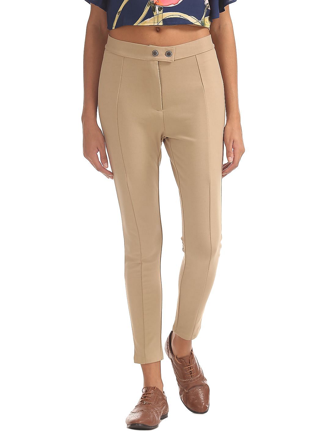 slim fit stretch work trousers