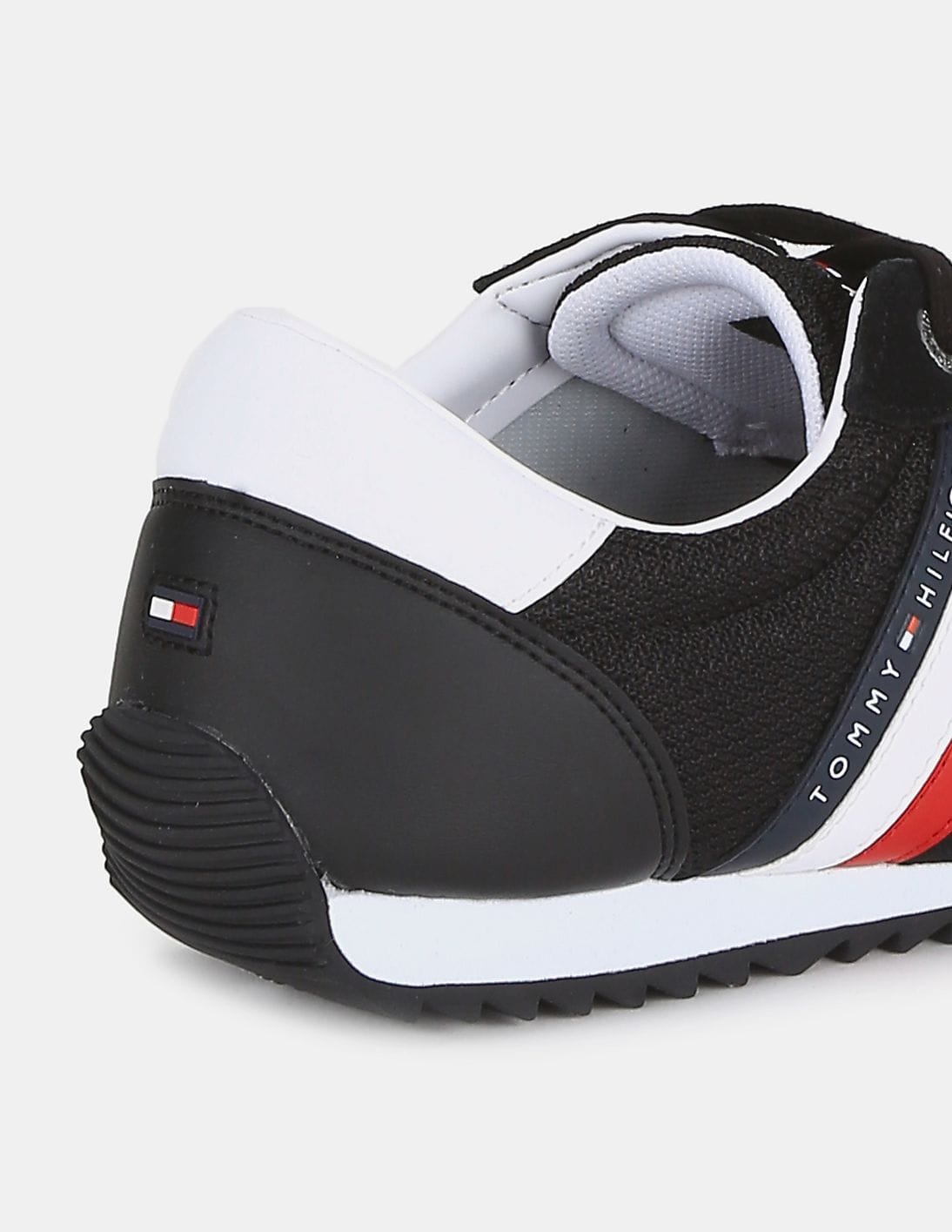 Buy Tommy Hilfiger Men Black Essential Mesh Runner Sneakers