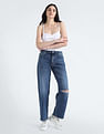 Calvin Klein Lightly Distressed 90s Straight Fit Jeans