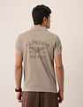 U.S. Polo Assn. Denim Co. Brand Printed Muscle Fit Polo Shirt
