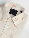 Arrow Floral Print Dobby 1851 Shirt