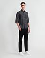 Arrow Sport Vertical Striped Twill Shirt